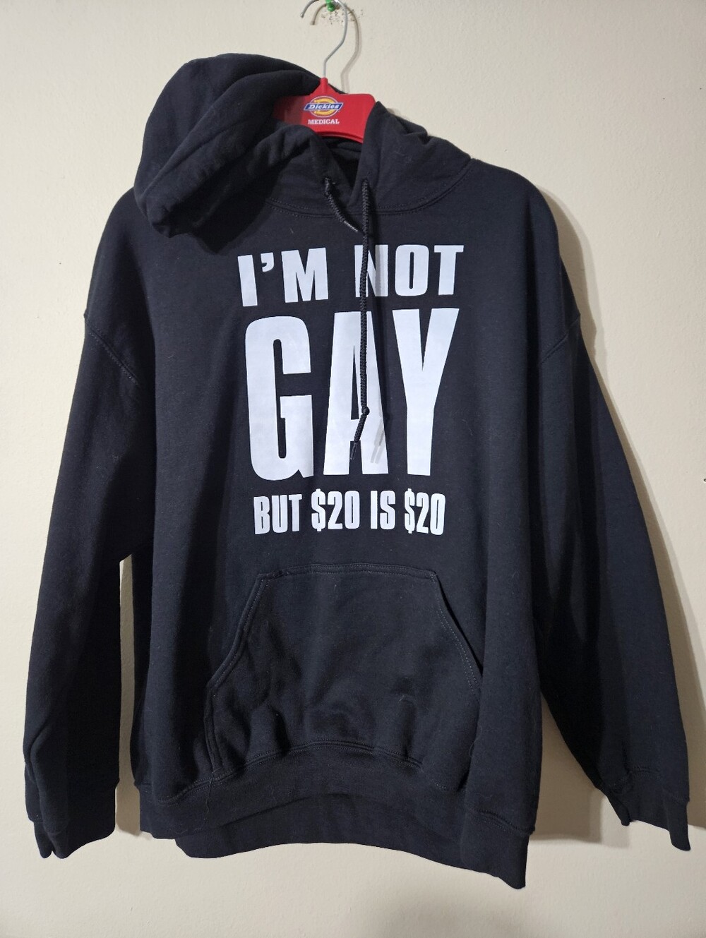 Twenty Dollars Is Twenty Dollars Hoodie Large
